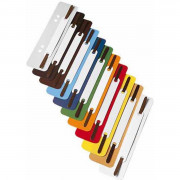 Heftstreifen PP kurz Heftstreifen PP kurz BT1270 150 x 38 mm mit Kunststoff-Deckleiste - Packung à 25 Stück