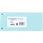 Trennstreifen RC BT1699 Trennstreifen RC BT1699 blau 10,5x24cm gelocht 180g - Packung à 100 Stück