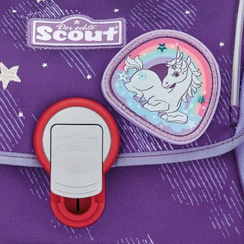 Scout Schulranzen Safety Light Lila Luna
