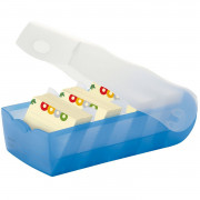 HAN Karteibox CROCO A7 HAN Karteibox CROCO A7 997 transluzent/blau incl. 5 Stützen und 100 Karten