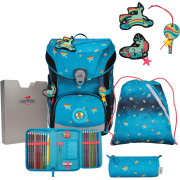 DerDieDas Schulranzen Set DerDieDas Schulranzen Set 5-tlg. ErgoFlex Easy LED Rainbow Star