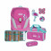 Scout Sunny II Schulranzen Set 4-tlg. Flamingo