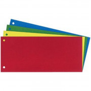 Trennstreifen RC BT1699 Trennstreifen RC BT1699 rot 10,5 x 24 cm gelocht 190 g - Packung à 100 Stück