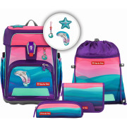 Step by Step CLOUD OCEAN Step by Step CLOUD OCEAN Schulranzen-Set Dolphin Lana 5-tlg.