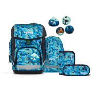 ergobag Cubo Schulranzen ergobag Cubo Schulranzen Set 5-tlg. AbtauchBär 2025