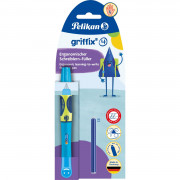 Pelikan Füllhalter Pelikan Füllhalter griffix® für Linkshänder Neon Fresh Blue