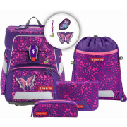 Step by Step SPACE SHINE Step by Step SPACE SHINE Schulranzen-Set Butterfly Night Ina 5-tlg.