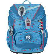 derdiedas Schulranzen Set 5-tlg. ErgoFlex Light Superflash Blue Ice