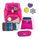 Scout Alpha Schulranzen-Set 4-tlg. DIN Neon Safety Pink Glow 2023