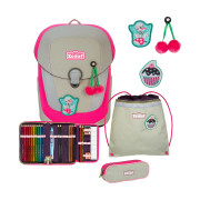 Scout Sunny II Scout Sunny II Schulranzen-Set 4-tlg. DIN Pink Cherry 2023