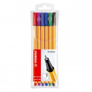 Fineliner Stabilo® Point Fineliner Stabilo® Point 88® Etui mit 6 Farben