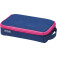 Herlitz Schlamperetui Faulenzer 2 Go Blau/pink