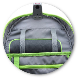 In dieser Lasche im Deckel kann das Mäppchen verstaut werden Step by Step Comfort Lasche