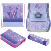 Herlitz Schulranzenset Loop Plus Butterfly Paradise