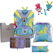 DerDieDas Ergoflex DerDieDas Ergoflex Schulrucksack Set 5-tlg. Hippie Hair