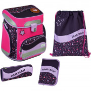 Scooli Schulranzen Set 5-tlg. EasyFit Glow Edition Girls