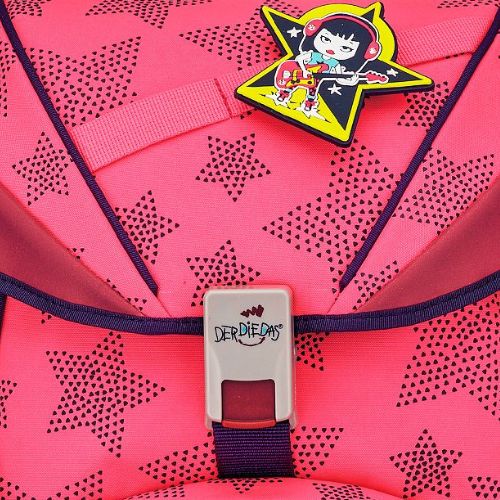 DerDieDas Schulranzen Superflash Neon Star