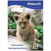 Zeichenblock A4 20 Blatt Pelikan C4-20 224824 weiß 100g