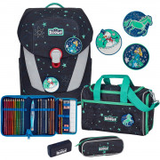 Scout Sunny Schulranzen Set 4tlg Bat Robot 