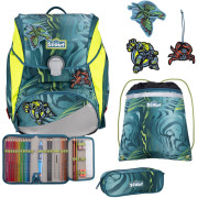 Scout Alpha Schulranzen-Set 4 tlg. DIN Action