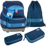 Finkid Schulranzenset Finkid Schulranzenset 4-tlg. BUDDY EKO SPORT denim/dove