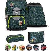 Belmil Motion Schulranzenset 5-tlg. Green Splash