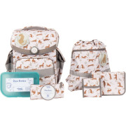 School Mood School Mood Schulranzenset 7-tlg. Timeless Air+ Leopard Nordic Collection