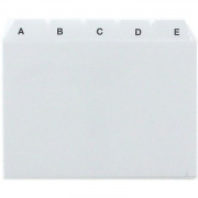 Leitregister A7 quer Leitregister A7 quer BT4127 grau A-Z 25-tlg. PP-Folie