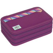 Lässig School Triple Lässig School Triple Pencil Case Unique lilac