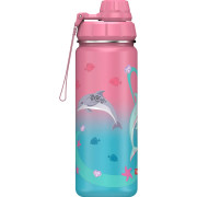 Step by Step Isolierte Edelstahl-Trinkflasche Sealife