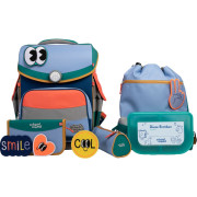 Schulranzenset 6-tlg. Timeless Happy Sapphire Happy Colours