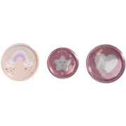 School Mood 3er Patchy-Set Rainbow