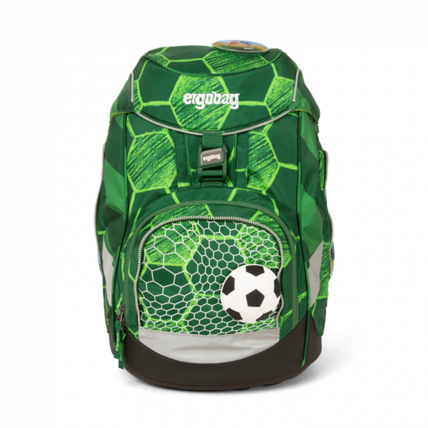 ergobag pack Schulranzen ElfmetBär Grün Fußball | Hier anschauen