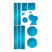 Coocazoo Reflektierendes Coocazoo Reflektierendes Sticker-Set "Blue"