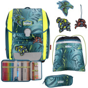 Scout Genius Schulranzen-Set 4 tlg. DIN Action