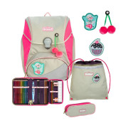 Scout Alpha Scout Alpha Schulranzen-Set 4-tlg. DIN Pink Cherry 2023