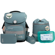 School Mood School Mood Schulranzenset 6-tlg. Timeless Dolphin Ocean Collection
