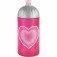 Step by Step Trinkflasche Glitter Heart Pink