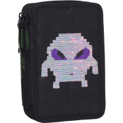 Beckmann 3-fächrige Federmappe mit Inhalt Pixel