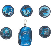 Beckmann Mini Rucksack mit Buttons Tech Rex