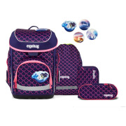 ergobag Cubo Schulranzen Set 5-tlg. PerlentauchBär