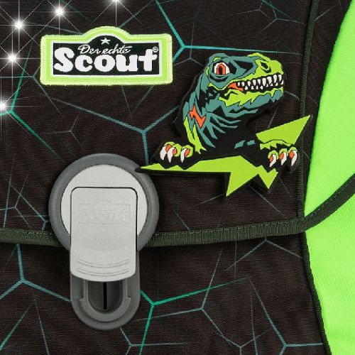 Scout Schulranzen Exklusiv DIN LED Dino Hunter