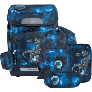 Beckmann Plus Air Schulranzen-Set 6-tlg. Tech Rex