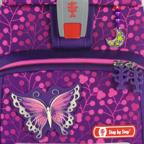 Step by Step Schulranzen Shine Butterfly Night