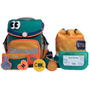 School Mood Schulranzenset 6-tlg. Timeless Happy Emerald Happy Colours