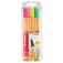 Fineliner Stabilo Point 88® 88/6-1 Etui mit 6 Neonfarben