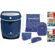 InnovabaQ Schulranzen-Set 8-tlg. Blue Innova