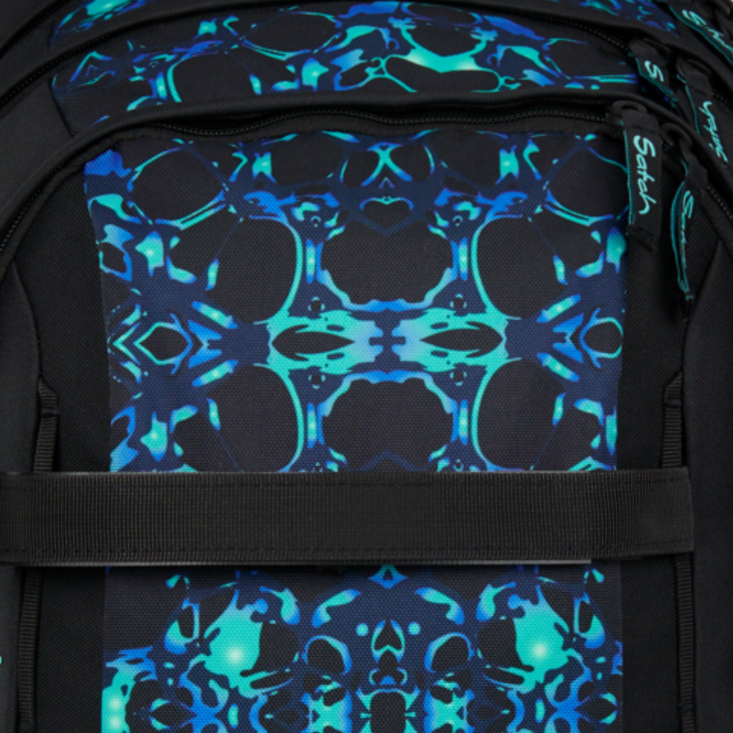 satch Schulrucksack Caleido Blue