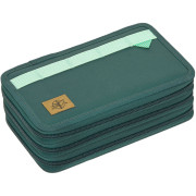Lässig School Triple Lässig School Triple Pencil Case Unique dark green Ocean Edition
