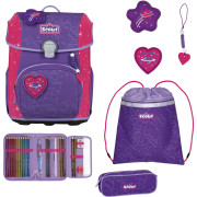 Scout Neo Superflash Extreme Schulranzen-Set 4-tlg. Heartbeat
